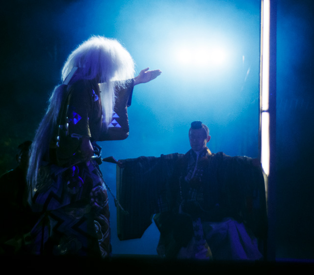 石山緑地薪能 あたら夜の月影 -覧古考新-