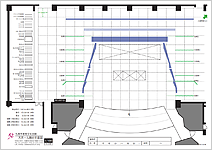 舞台平面図（反響板）イメージ
