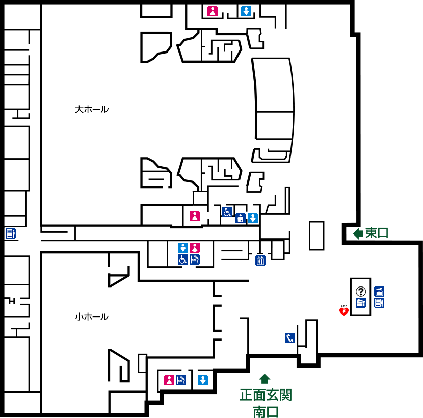 フロアマップ1F