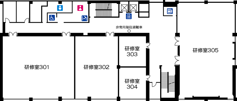 フロアマップ3F