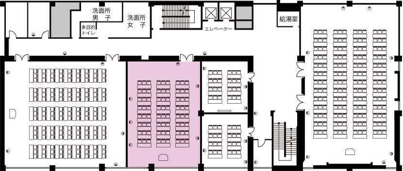 研修室302位置図イメージ